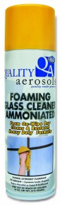 Quality Aerosols Foaming Glass Cleaner